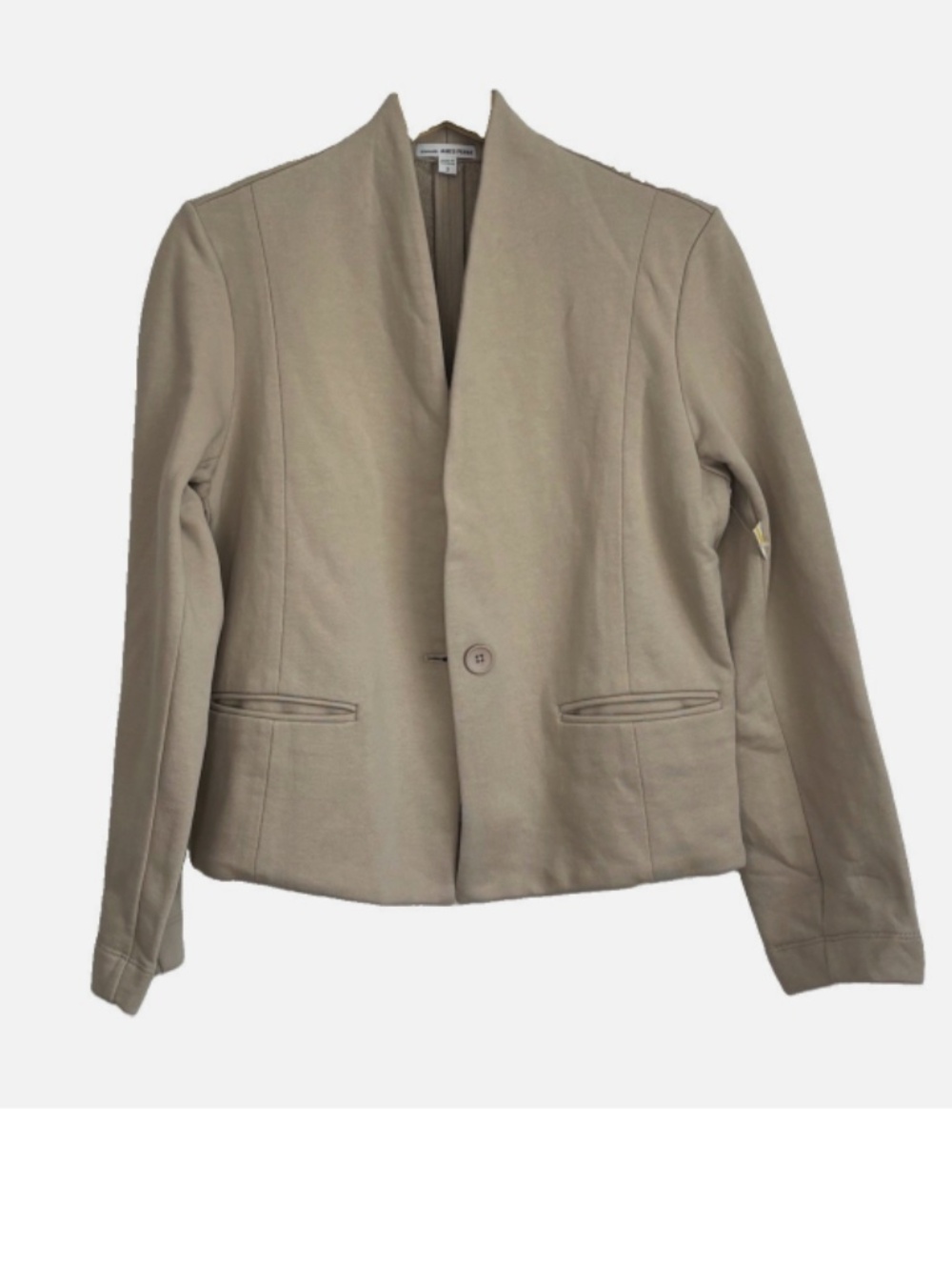 Standard James Perse Woman 100% Cotton One Button Blazer Size: 2